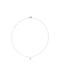 0.50 Carat TW Diamond Solitaire Pendant in 18kt White Gold