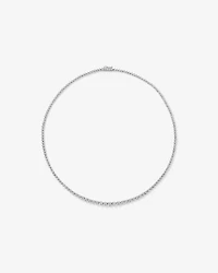 6.00 Carat TW Tennis Necklace set in 18kt White Gold
