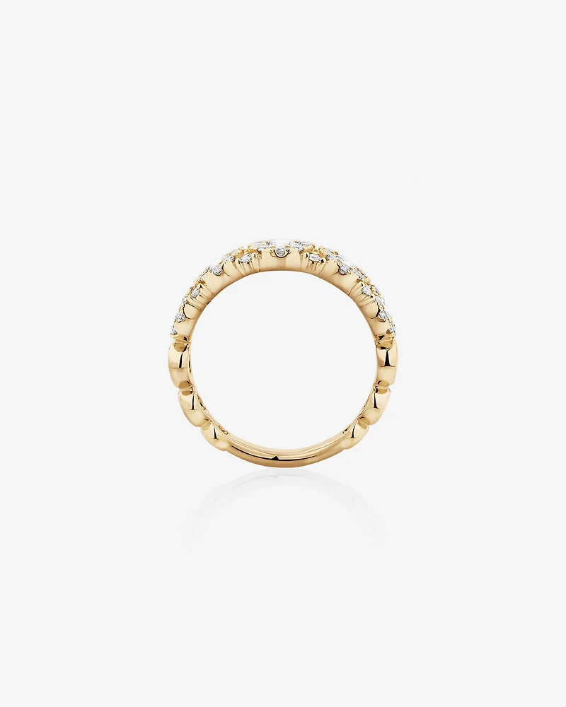 Bubble Ring with 1.00 Carat TW Diamonds in 10kt Gold