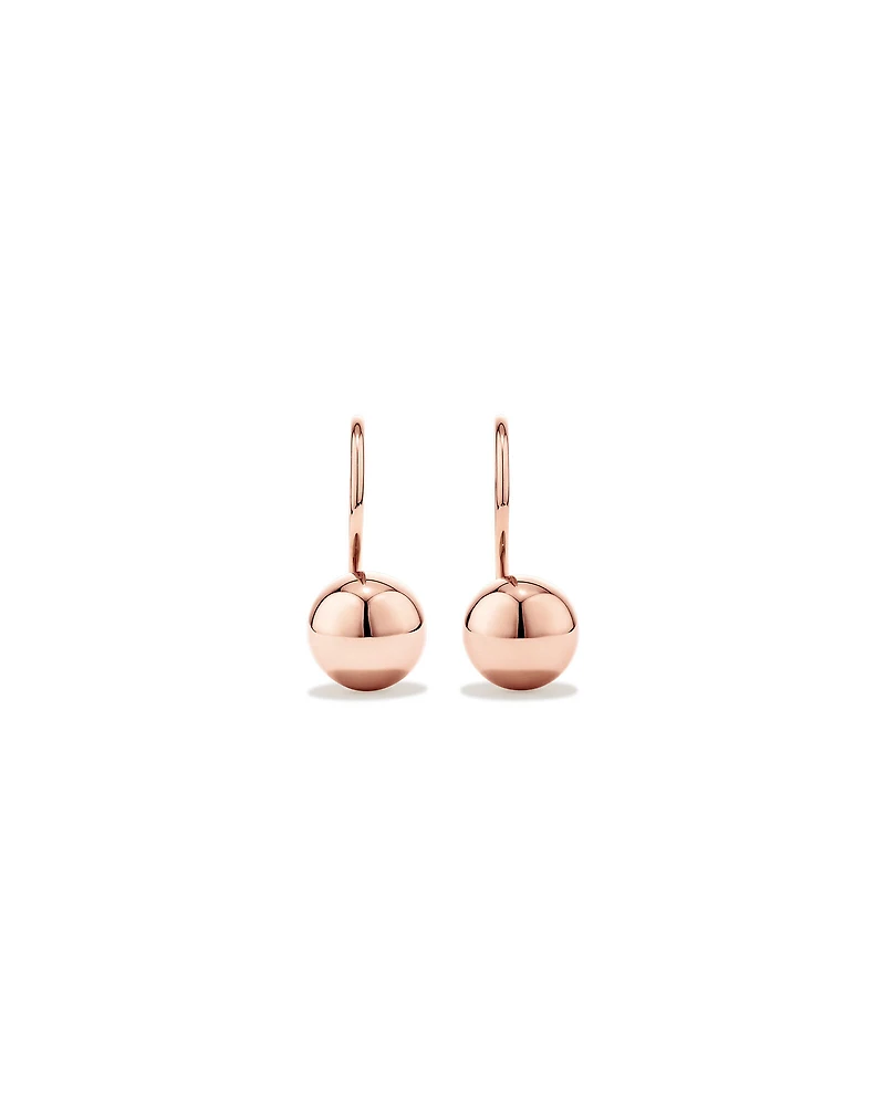 7mm Euroball Earrings in 10kt Rose Gold