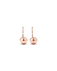 7mm Euroball Earrings in 10kt Rose Gold