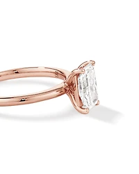 1.25 Carat TW Radiant Laboratory-Grown Diamond Solitaire Engagement Ring in 14kt White Gold