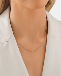 45cm (18") 1mm-1.5mm Width Solid Belcher Chain in 10kt Yellow Gold