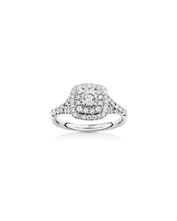 Bridal Set with 1.18 Carat TW of Diamonds in 14kt White Gold