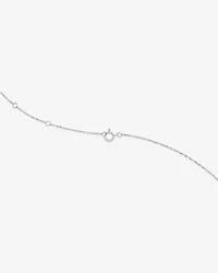 Butterfly Necklace with Diamonds in Sterling Silver