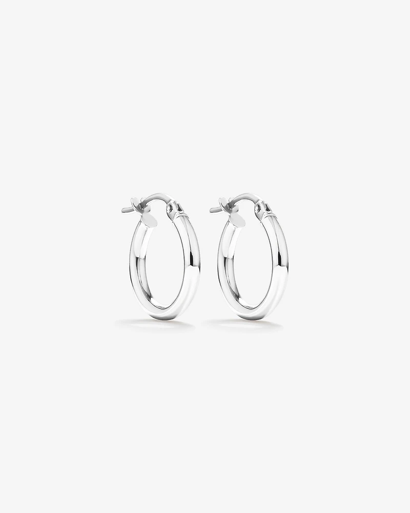 10mm Hoop Earrings in 10kt Rose Gold