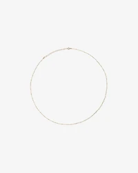 50cm (20") Station Ball and Curb Chain in 10kt Yellow Gold