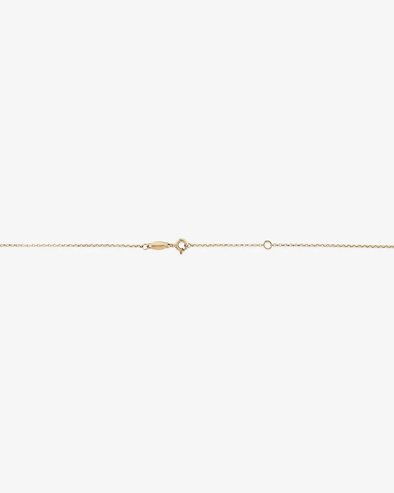 45cm (18") 1mm Width Diamond Cut Belcher Chain in 18kt Yellow Gold