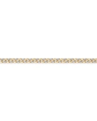 21cm (8.5") Cuban Link Bracelet with 1.00 Carat TW of Diamonds in 10kt Yellow Gold