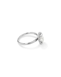 1.46 Carat TW Oval Cut Laboratory-Grown Diamond Halo Engagement Ring in 14kt Rose and White Gold