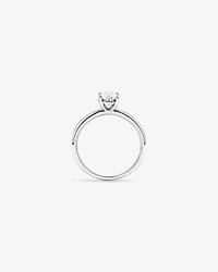 1.00 Carat TW Oval Canadian Diamond Solitaire in 18kt White Gold