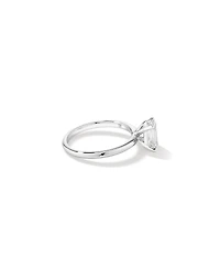 1.25 Carat TW Emerald Cut Laboratory-Grown Diamond Solitaire Engagement Ring In 14kt White Gold
