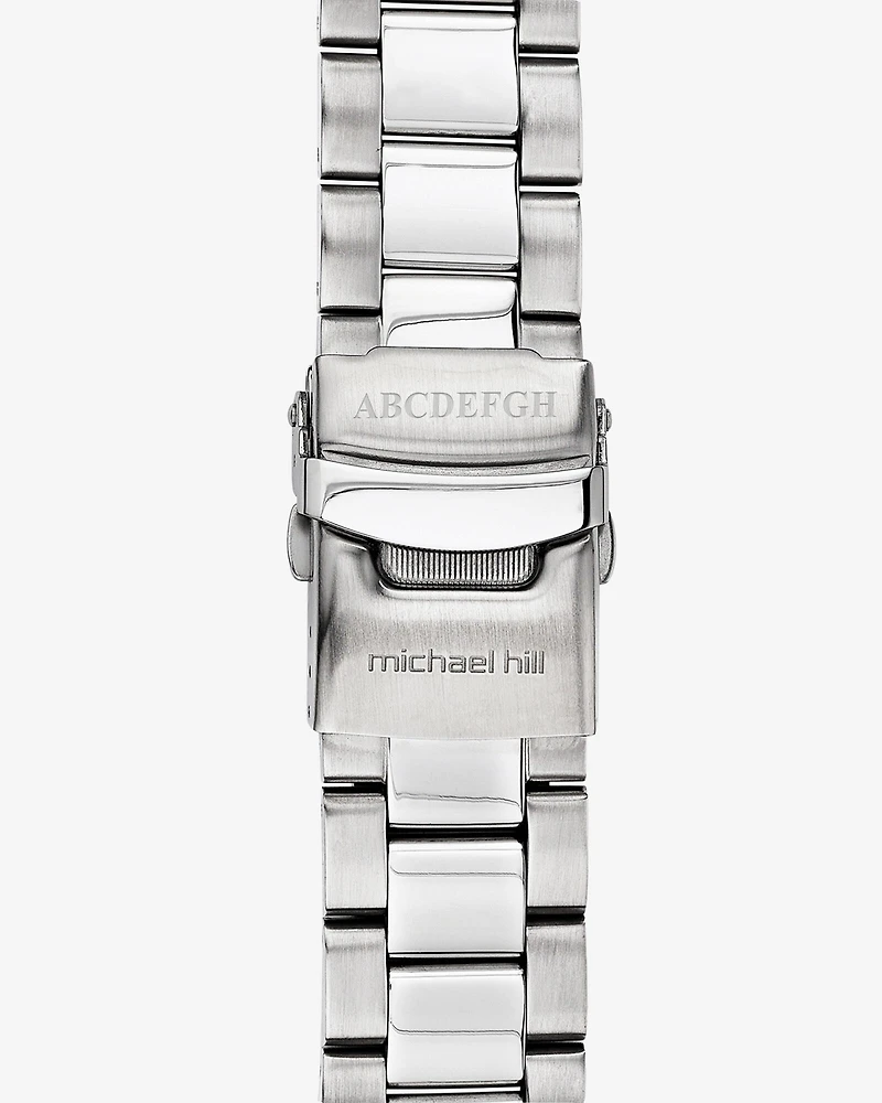 Men's Chronograph Watch in Black Tone Stainless Steel