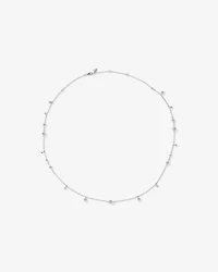 60cm (24") Bead Necklace in Sterling Silver