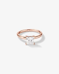 1.25 Carat TW Princess Cut Laboratory-Grown Diamond Solitaire Engagement Ring In 14kt White Gold