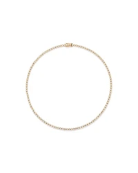 Collier de tennis en diamants cultivés en laboratoire TW de 4,00 carats serti en or blanc 10 carats