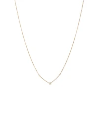 Collier avec 0,10 carat TW de diamants en or jaune 10 carats