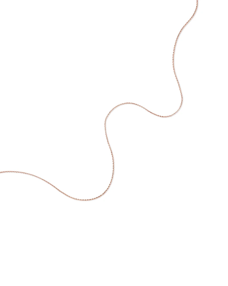 45cm (18") 1mm-1.5mm Width Solid Belcher Chain in 10kt Yellow Gold