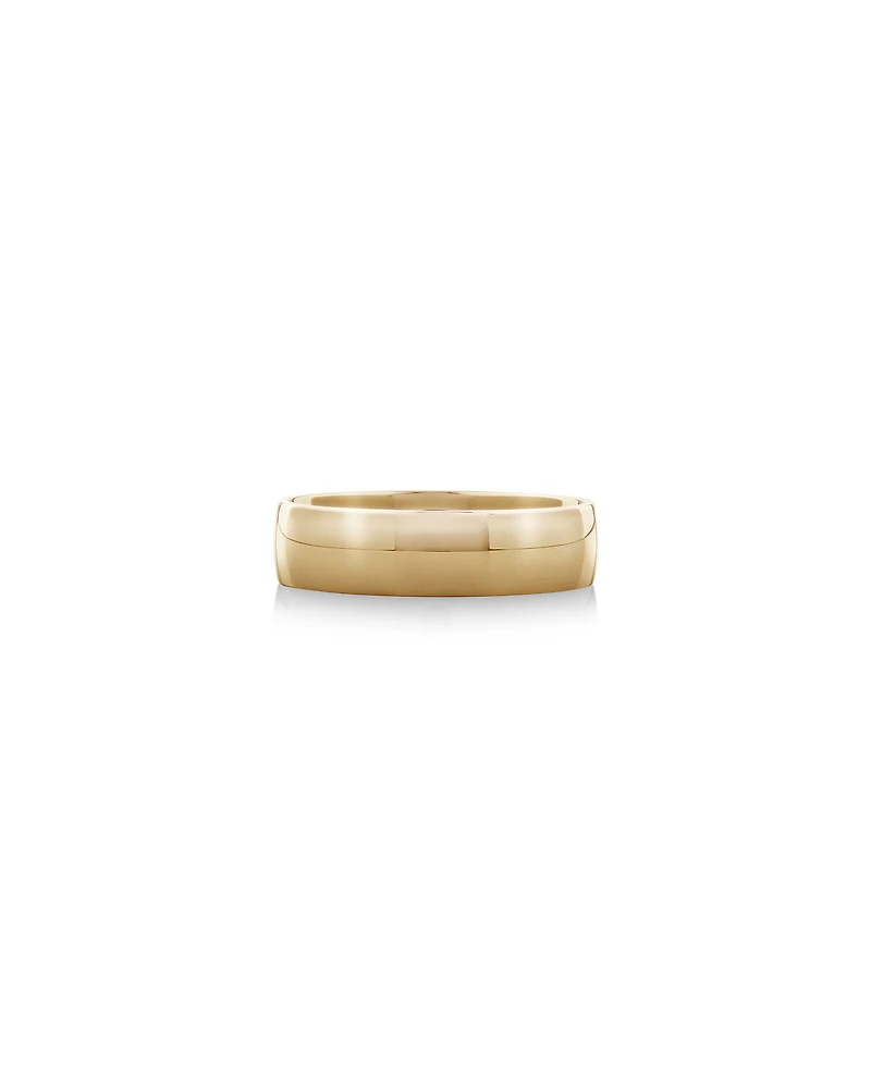 Half Round Wedding Band in 10kt Rose Gold
