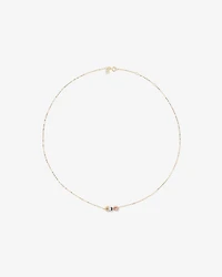 Collier Rondelle Signature Connect de 50 cm (20 po) en Or Jaune, Rose et Blanc 10 kt