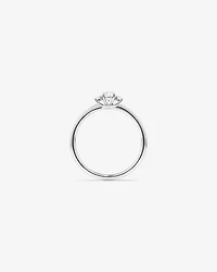0.30 Carat TW Round Brilliant Diamond Three-Stone Engagement Ring in 14kt White Gold
