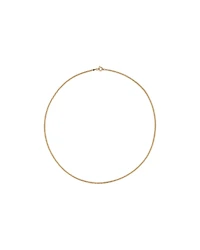 45cm (17") 2.1mm Width Solid Diamond Cut Curb Chain in 10kt Yellow Gold