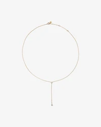 Collier Lariat rond TW en or jaune 10 carats en or jaune 10 carats
