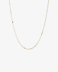 50cm (20") Oval Mirror Cable Chain in 10kt Yellow Gold