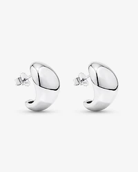 Polished Bold Dome Stud Earrings in Sterling Silver