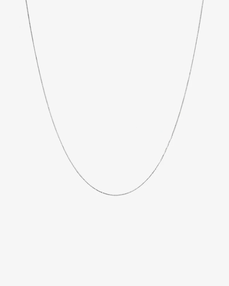 45cm (18") 0.66mm Width Box Chain in 18kt Yellow Gold