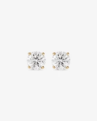 2.00 Carat TW Diamond Solitaire Stud Earrings in 18kt White Gold