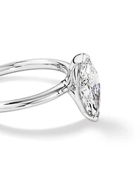1.25 Carat TW Marquise Laboratory-Grown Diamond Solitaire Engagement Ring in 14kt White Gold