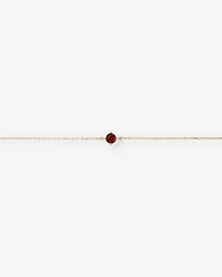 19cm (7.5") Bracelet with Garnet in 10kt Yellow Gold