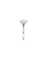 3.00 Carat TW Oval Cut Laboratory-Grown Diamond Solitaire Engagement Ring in Platinum
