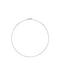 45cm (18") 1mm-1.5mm Width Solid Belcher Chain in 10kt Yellow Gold