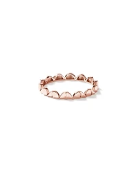 Bague Courbée Signature Connect en Or Rose 10 kt