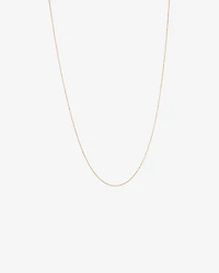 50cm (20") 1mm Width Singapore Chain in 10kt Yellow Gold