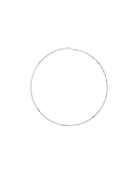 55cm (22") 2.5-3mm Width Fine Curb Chain Necklace in Sterling Silver
