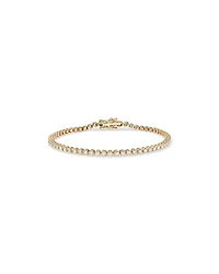1,80 carat TW bracelet tennis avec diamants de laboratoire en or jaune 10 kt
