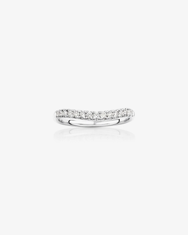 Bridal Set with 1.18 Carat TW of Diamonds in 14kt White Gold