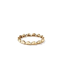 Bague Courbée Signature Connect en Or Rose 10 kt