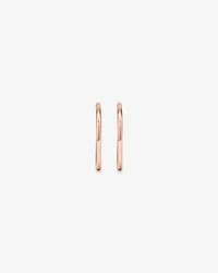 14mm Sleeper Earrings in 10kt Yellow Gold