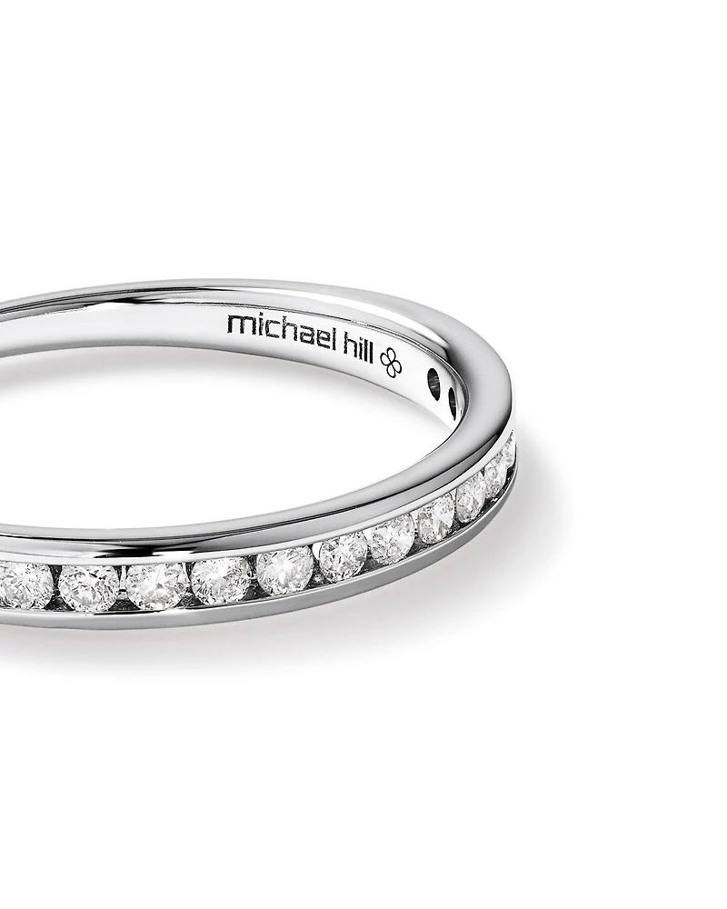 0.25 Carat TW Channel Set Diamond Wedding Ring in 14kt Gold