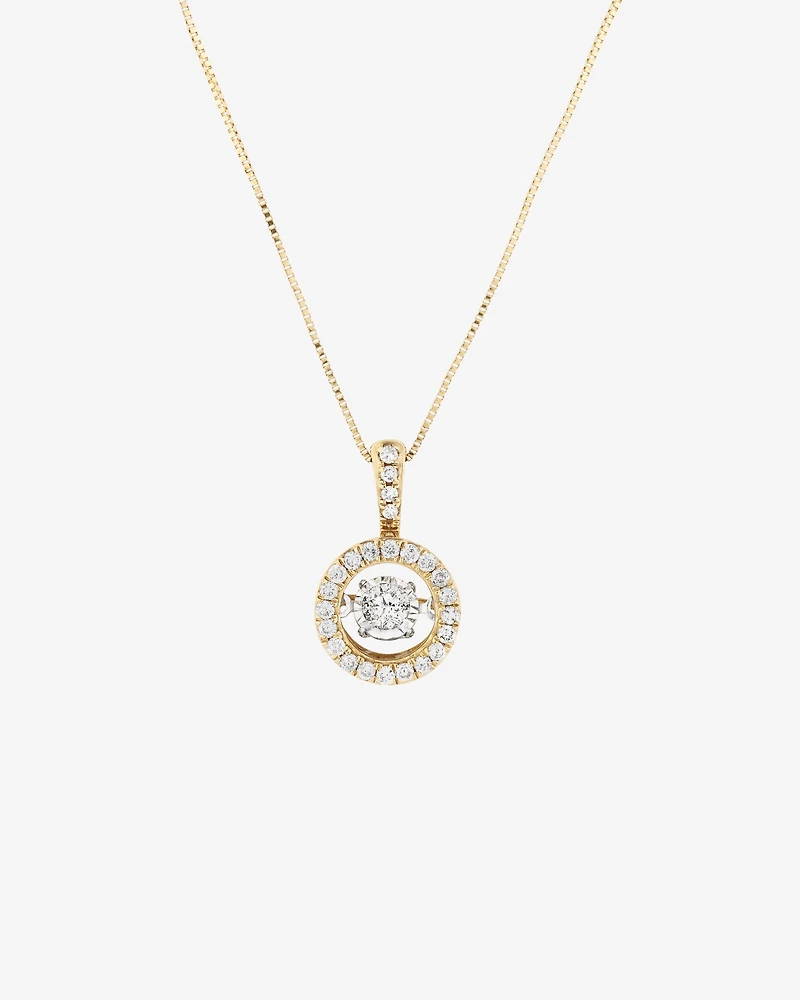 Everlight Pendant with 0.33 Carat TW of Diamonds in 10kt White Gold