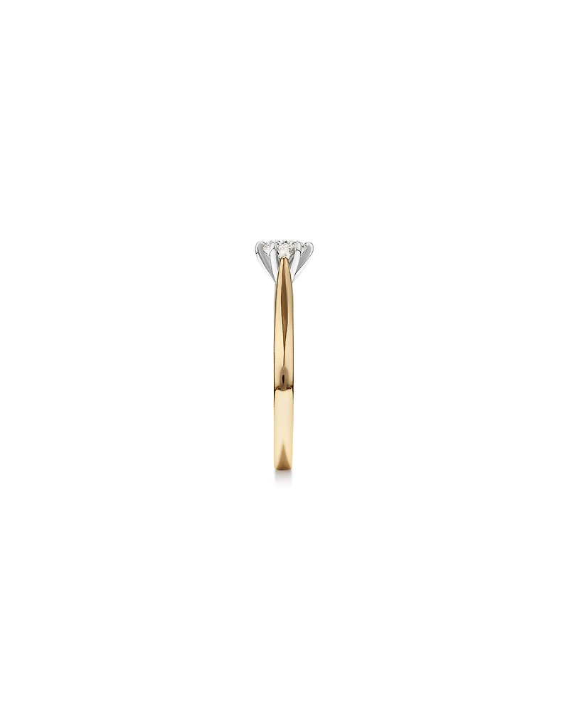Solitaire Engagement Ring With a 1/2 Carat TW Diamond in 14kt White Gold