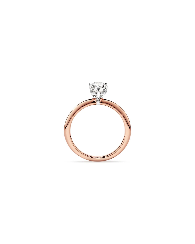 1.25 Carat TW Pear Laboratory-Grown Diamond Solitaire Engagement ring in 14kt Yellow and White Gold
