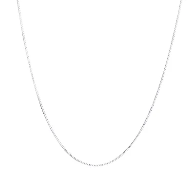 45cm (18") 0.85mm Width Diamond Cut Box Chain in 14kt Yellow Gold