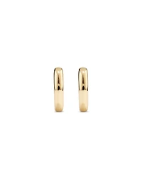 8mm Polished Huggies In 10kt Yellow Gold