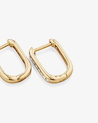 Huggies with 0.14 Carat TW of Diamonds in 10kt Yellow Gold