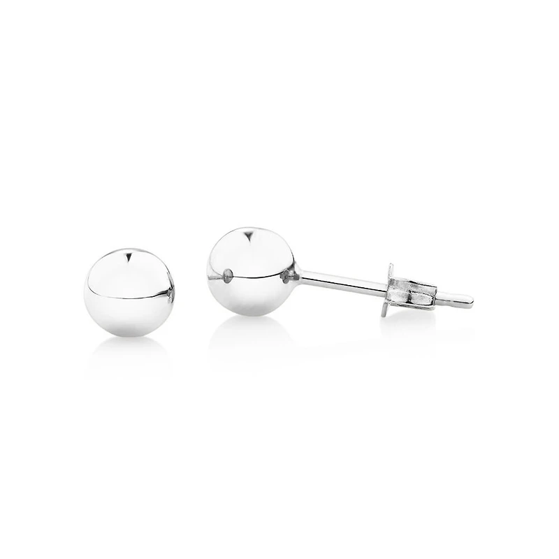 5mm Ball Stud Earrings in 10kt Rose Gold